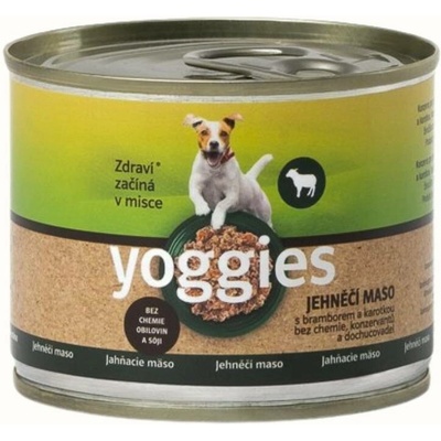 Yoggies jehněčí s bramborem a karotkou 200 g – Sleviste.cz