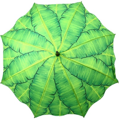 Esschert design deštník banánový list tvarovaný zelený