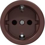Reblig - Ретро домашна розетка без рамка SCHUKO 230V/16A кафява (RG0109)