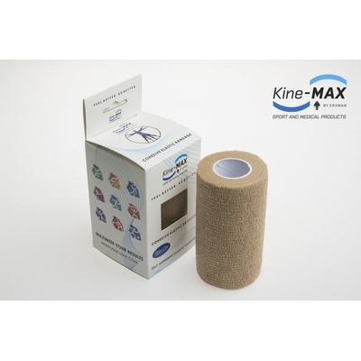 Kine-Max Cohesive Elastic Bandage ELASTICKÁ SAMOFIXAČNÍ BANDÁŽ 10 cm x 4,5 m - Béžová
