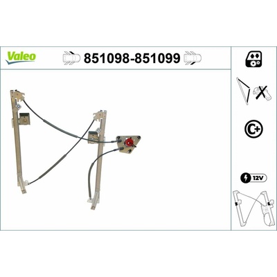 Zvedací zařízení oken VALEO 851099