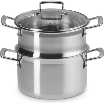 Le Creuset 53812200010000 Hrniec s vložkou na varenie v pare 3-vrstvový, 20 cm