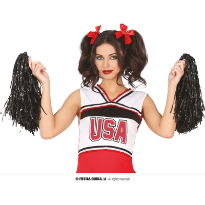 Fiestas Guirca Черни помпони, 2 бр