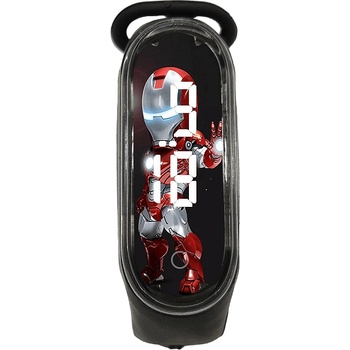 Nubi Детски часовник NUBKI M9, Силиконова каишка, Iron Man (M9-IRON-MAN)