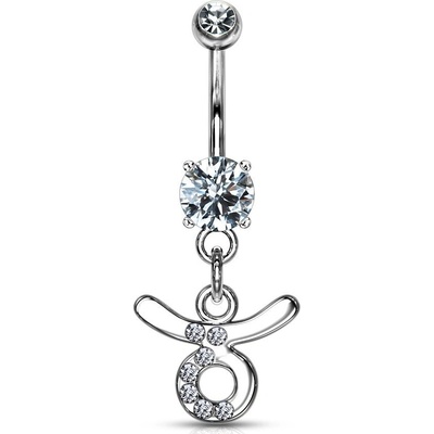 Šperky4U piercing do pupíku znamení WP01141-06