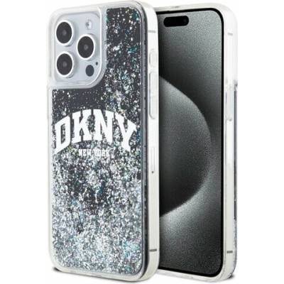 DKNY Liquid Glitter – na iPhone 15 Pro Max čierne