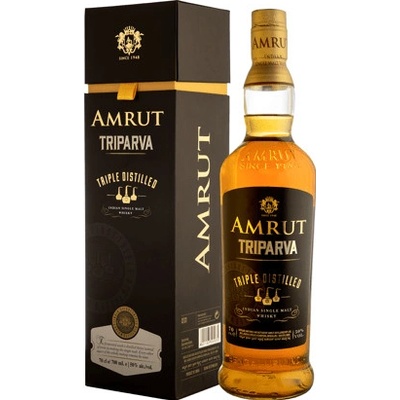 Amrut Triparva Triple Distilled 50% 0,7 l (kazeta)