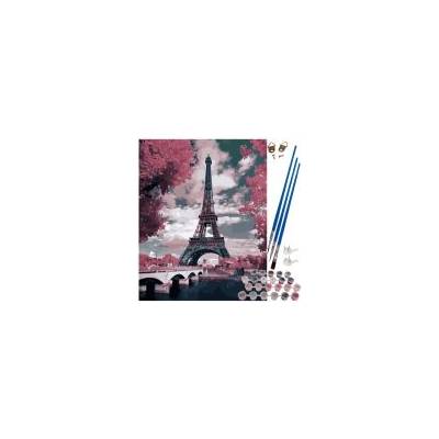 Maaleo Рисуване по номера - Картина Айфелова кула Maaleo, 40х50 см (22784)