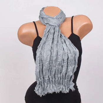Image 1 of Елегантен шал в сиво