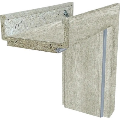 Obložková zárubeň Solodoor 90 P šířka 120 mm earl grey
