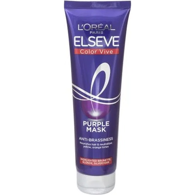 L'Oréal Elseve Color-Vive Purple Mask неутрализираща маска за коса 150 ml за жени