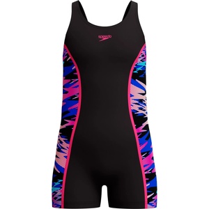 Speedo Детски бански костюм Speedo Kid's Hyperboom Splice Muscleback Legsuit Swimsuit - Anthracite / Margarita Pink - размер 164 (EU) (750-3081-0116)