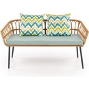 HALMAR Zahradní dvoukřeslo GARDENA 2S syntetický ratan