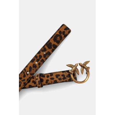 Pinko Велурен колан Pinko Leopard print (100143.A32A)