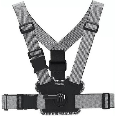 Telesin Chest Strap with Two Sports Camera Mounts GP-CGP-T06