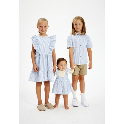 the New Siblings dievčenská sukňa s trakmi 2073