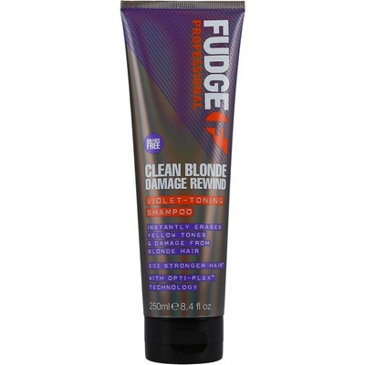 Fudge Clean Blonde Damage Rewind Purple Toning Shampoo 250 ml