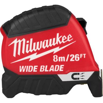 Milwaukee Metr, svinovací WIDE BLADE II. MAGNETICKÝ 8M/26FT/35MM 4932499210