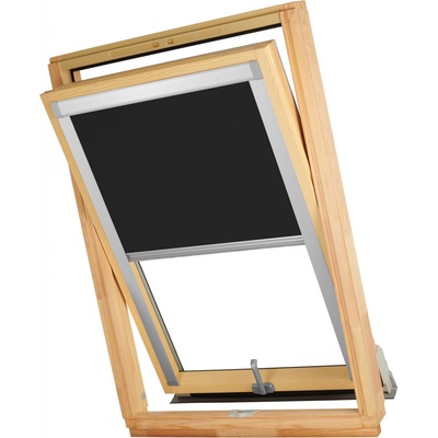 Dekodum Termoizolační roleta na střešní okno FAKRO 94x140 cm Black Silver