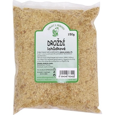 Zdraví z přírody Lahůdkové droždí NATURAL bez sladu TEBI 150 g