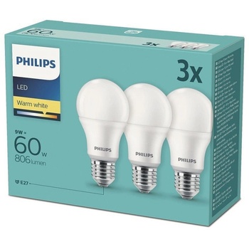 Philips 8718696828199 светодиодна лампа Топла светлина 2700 K 9 W E27 (929002306203)