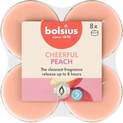 Bolsius Maxi True Scents Peach 8 ks