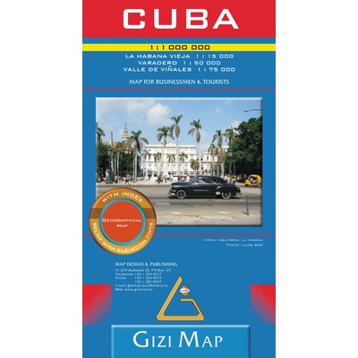 Kuba (Cuba) 1:1m mapa GIZI