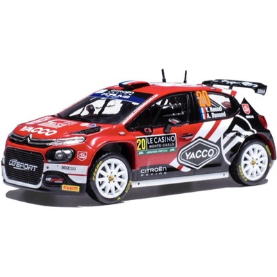 IXO Citroen C3 Rally2 Rallye Monte Carlo 2024 20 Rossel Dunand 1:43
