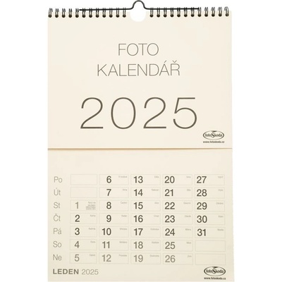 na vlastné foto NÁSTENNÝ VEĽKÝ béžový 2025
