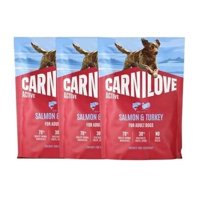 Carnilove Active Dog Salmon and Turkey Adult 3 x 1,5 kg