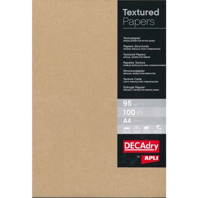 Štrukturovaný papier Kraft 95g 100 hárkov