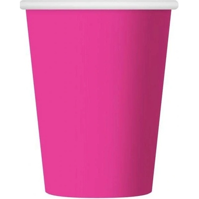 Papierové poháre 270 ml, , ružové Godan Godan