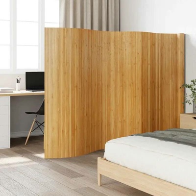vidaXL Paraván 600 × 165 cm bambusový přírodní 377005