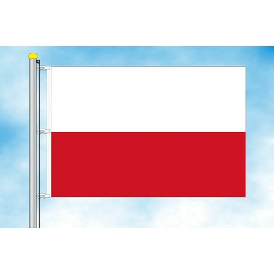 LIBEA, s.r.o. Vlajka Polska Rozměr: 30×45 cm, Uchycení: Karabiny na stožár