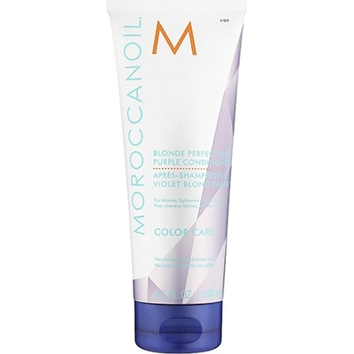 Moroccanoil Color Care Blonde Perfecting Purple Conditioner балсам за руса коса за жени 200 мл