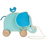 Classic World Играчка за дърпане Classic World - Pull Elephant, синя (CW10505)
