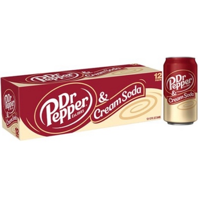 Dr Pepper Cream Soda 12 x 355 ml