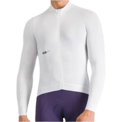 Sportful Мъжка фланелка с дълъг ръкав за колоездене Sportful SRK Jersey Long Sleeves Cycling jersey - White (056-3899-0611)