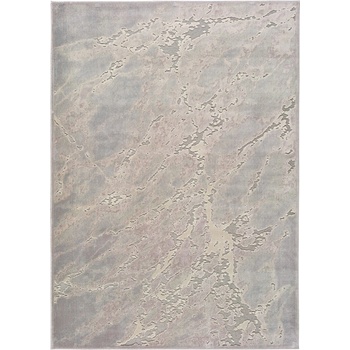 Universal Сив и бежов килим от вискоза Margot Marble, 160 x 230 cm - Universal (45227)