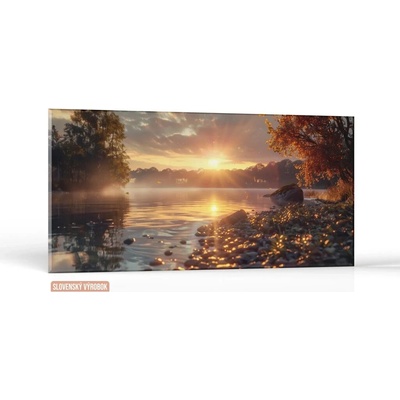 Karls DESIGN Ranný pokoj v prírode | Obraz - 60x120