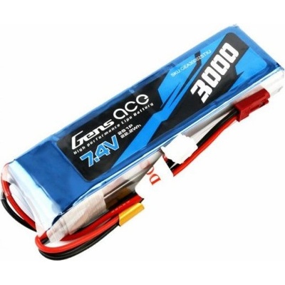 Gens Ace 3000mAh 7,4V 1C 2S1P LiPo baterie