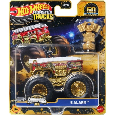 Hot Wheels Monster Trucks 50 Bigfoot Trophy Champions Rhinomite