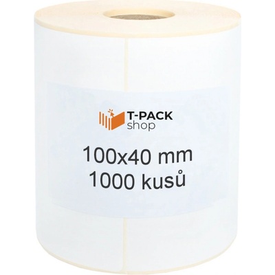 T-Pack ETR10005001 Termotransferové etikety 100 x 50 1000 ks 25 mm