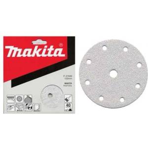 Makita Шлайф хартия MAKITA Velcro 150 мм 9 отвора K320, 10 бр. P-37926 (P-37926)