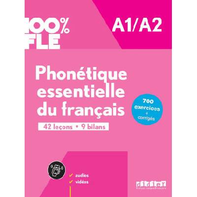 100% FLE - Phonétique essentielle du français A1/A2 - livre + didierfle. app