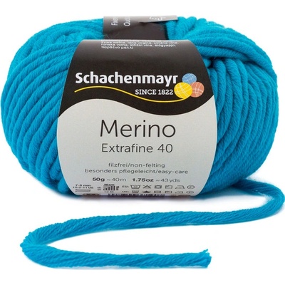 Schachenmayr Merino extrafine 40 Jasně modrá 368