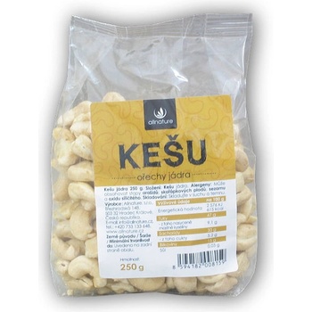Allnature Kešu jádra 250 g
