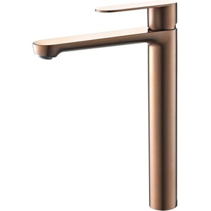 Inter Ceramic Смесител за умивалник ВЕРОНА, Висок, Мат розово злато (111321br.rosegold)