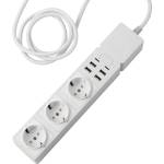 EDIMAX Смарт контакт Edimax SP-1123WT 3 гнезда за вътрешна употреба + 4x USB, WiFi (SP-1123WT)