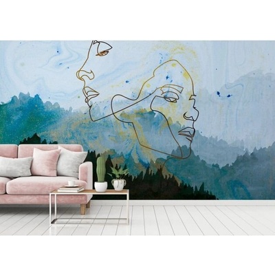 Фототапет Golden Outline 2